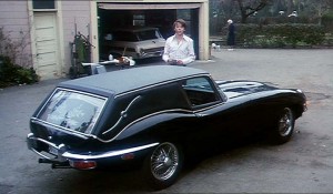 The infamous Jaguar hearse from "Harold and Maude."