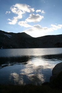 Ireland Lake, Yosemite. Dusk.