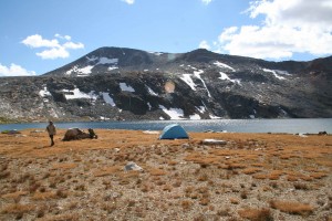 Ireland Lake, Yosemite. Camp.