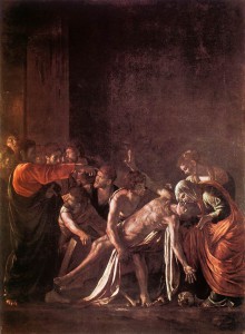 Caravaggio's "The Raising of Lazarus."