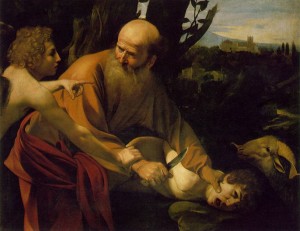 Caravaggio's "Abraham and Isaac."