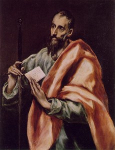 El Greco, "St. Paul" (1606), Oil on canvas