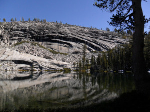 The granite arches at Royal Arch Lake.