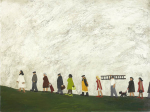 â€œSome People Following Jesusâ€ â€“ Gary Bunt (oil on canvas)