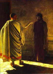 Nikolai Ge's, â€œWhat is Truth?" (painted in 1880)